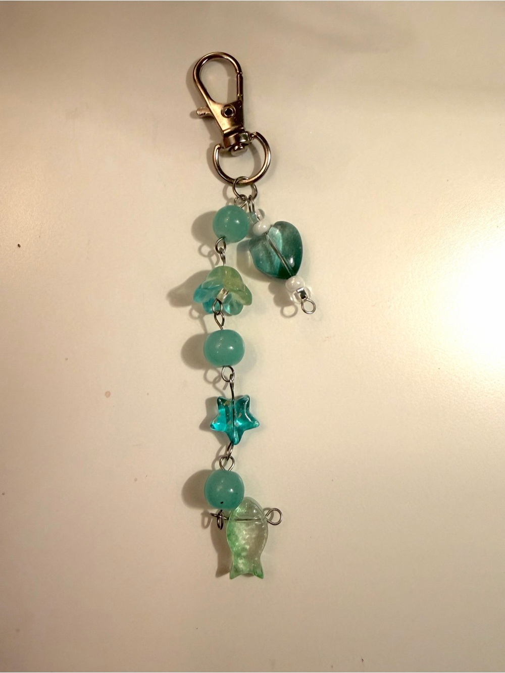Blue lagoon keychain
